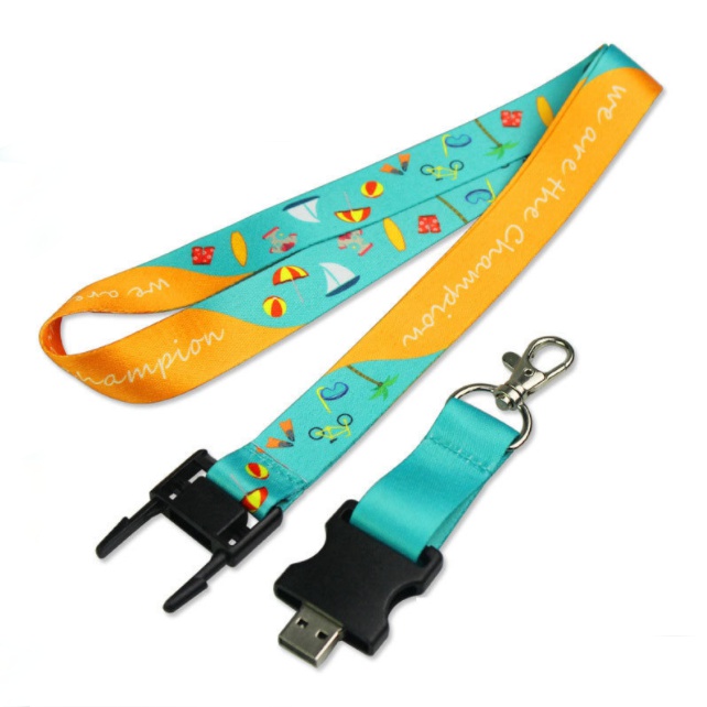 LAN011 Lanyard with USB disk buckle