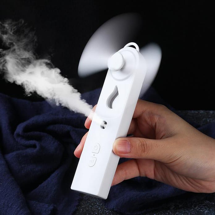 EC0040 17. USB Rechargeable Humidifying Mist Cooling Fan