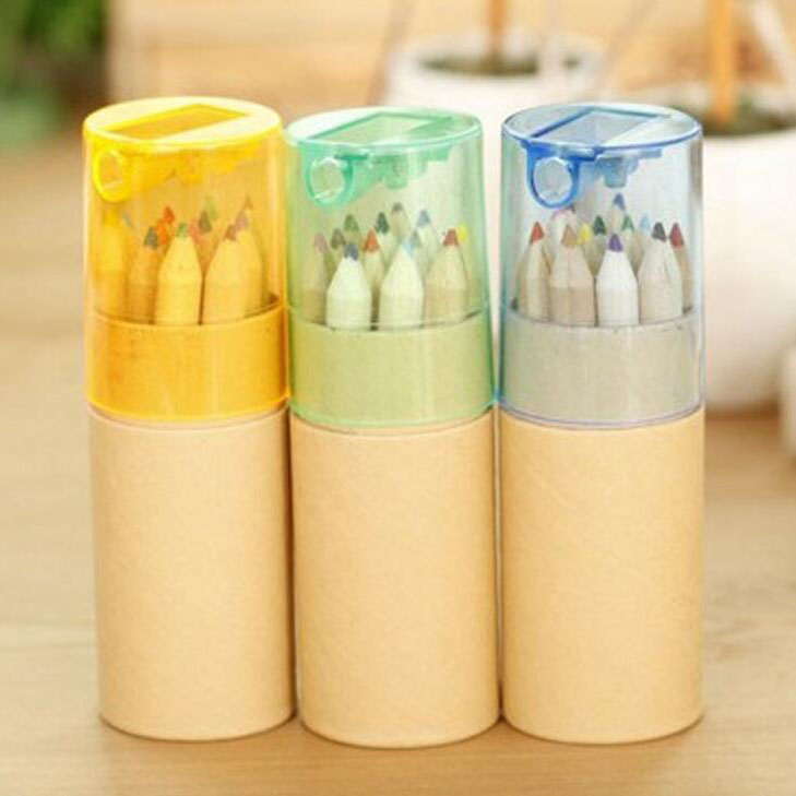 OS0046 color pencil with  sharpener