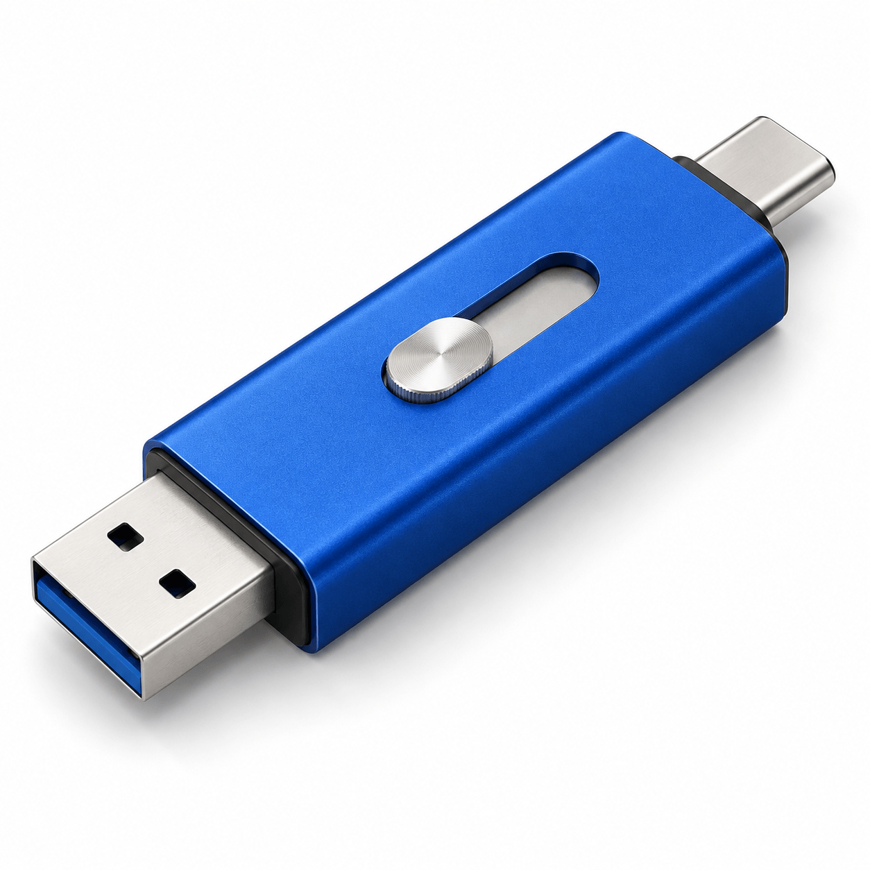 USD011 Push-Pull Dual Interface USB Flash Drive