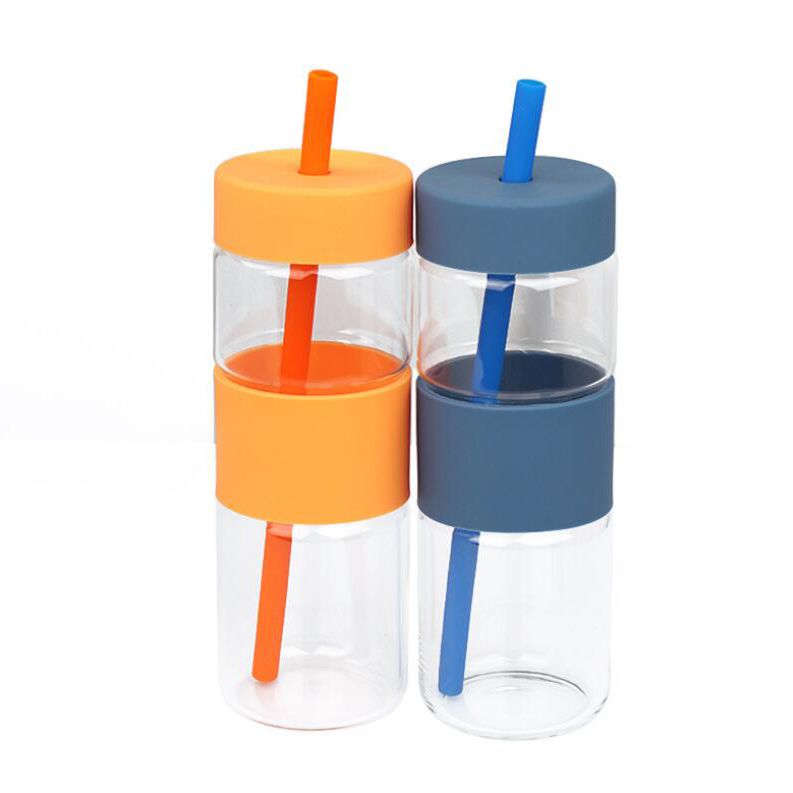 WAB019 HBG glass bottle with straw