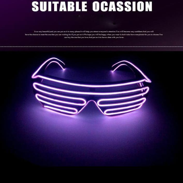 FLA020 charging flashing glasses