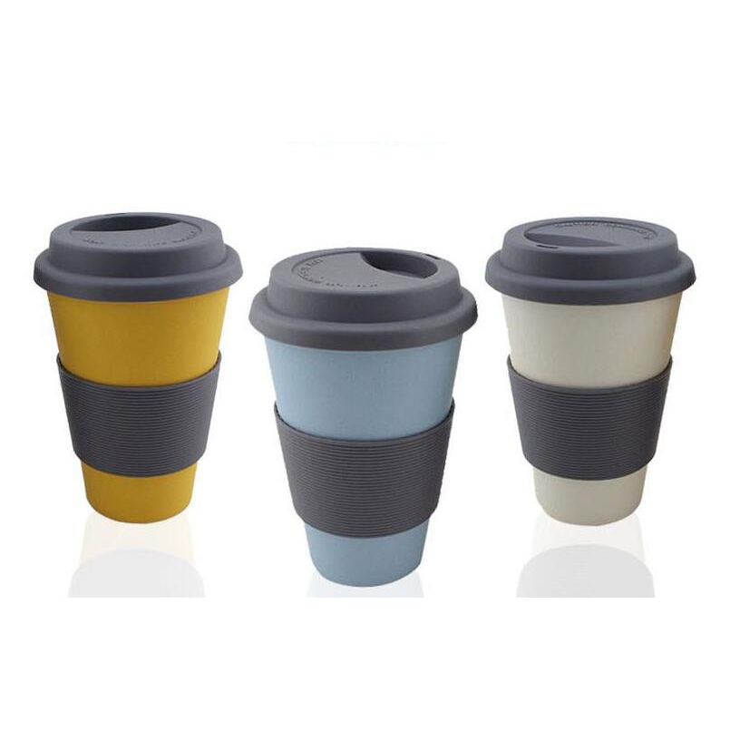 CM020 Bamboo fiber coffee mug 350ml full printing