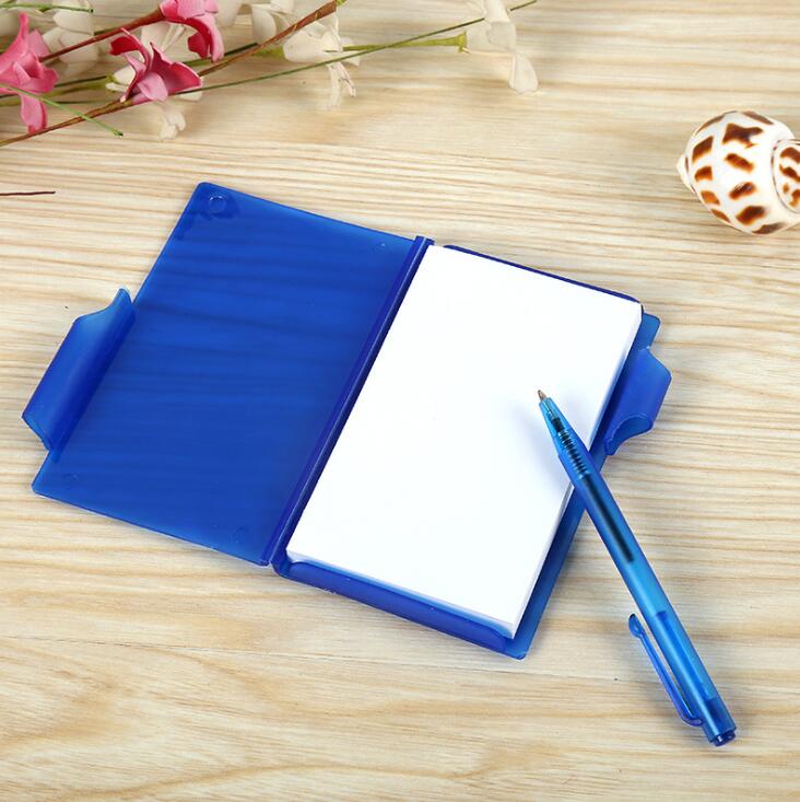 NOB008 plastic notebook with pen