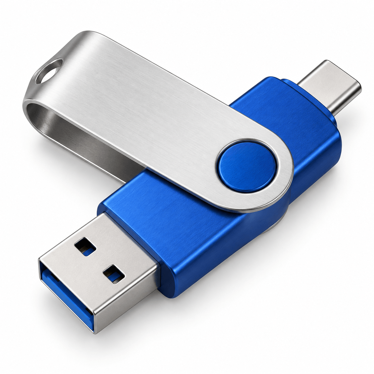 USD005 Dual Connector Type-C Swivel USB Flash Drive