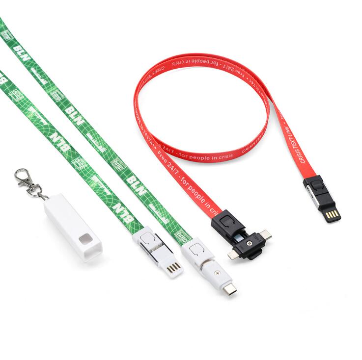 CH014 4in1 lanyard charging cable
