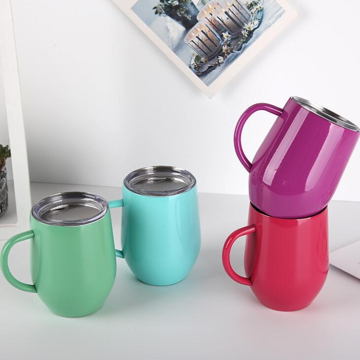 CM023 12OZ egg mug with handle