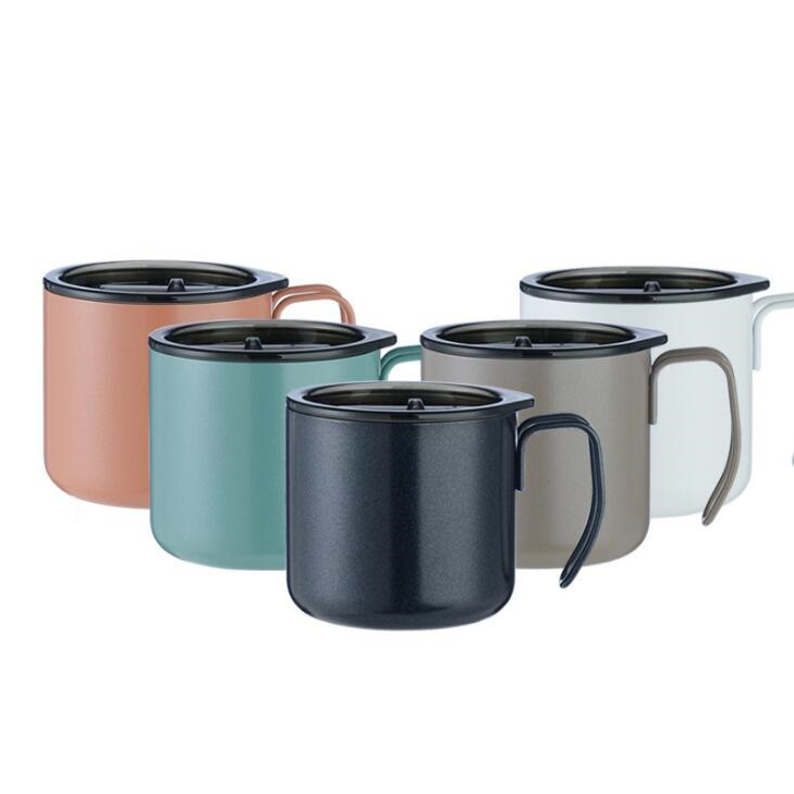 CM007 Stainless steel coffee mug with handle